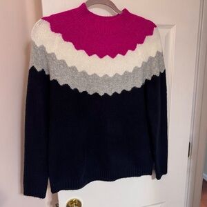 Talbots medium petite Fairisle sweater EUC